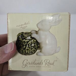 Bunny Cabbage Salt and Pepper Shakers